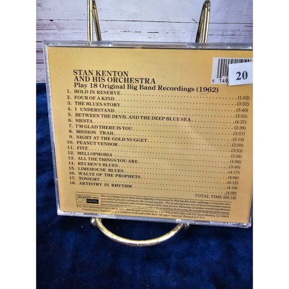Stan Kenton And His Orchestra18 Original Big Band Recordings (1962) Hindsight Re - Picture 3 of 5